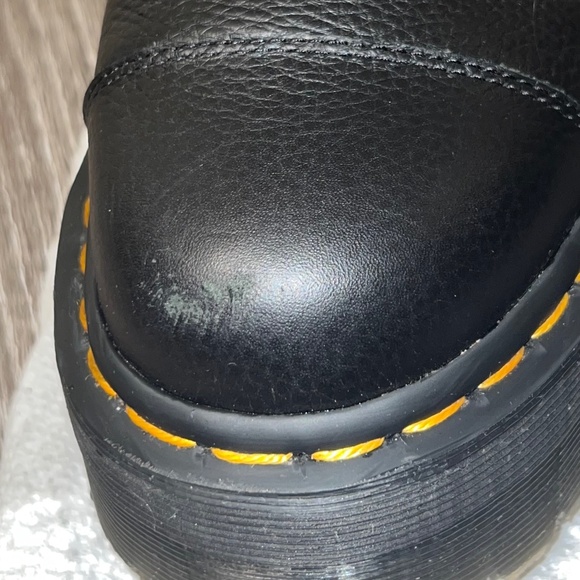 Dr. Martens 10303 Mary Janes Double Buckle Air Wair Cushion Brown Shoes Womens 8 - Preowned 